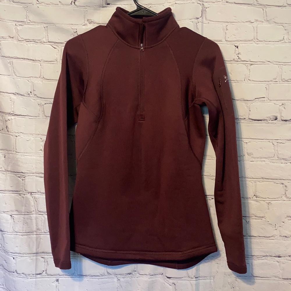 EUC Arcteryx Womens Fleece Pullover Jacket..Sz M Black